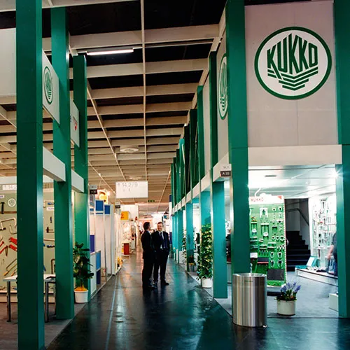 Der KUKKO Stand auf der Eisenwarenmesse 1998