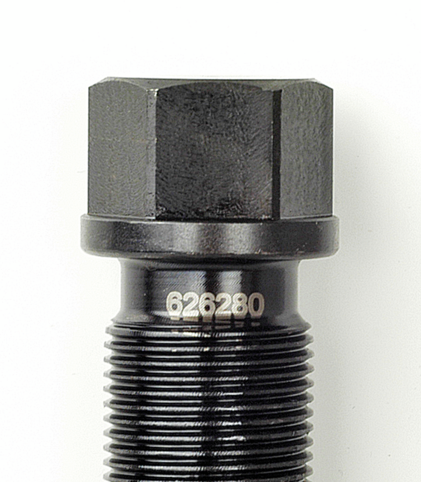 Der Sechskant am Spindelkopf der mechanischen Druckspindel 608080